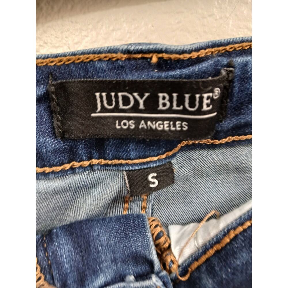 Judy blue distressed hem denim shorts womens small - Picture 6 of 7